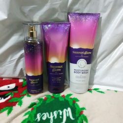 Bath and Body Works Sunset Glow Set!