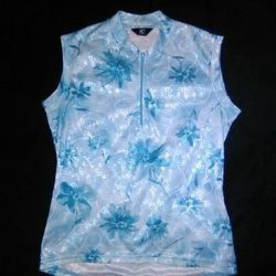 Vintage Canari cycling Flower Jersey Womens large L Lrg spinning Bicycle shirt Road bike Jersey