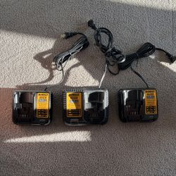 Dewalt Battery Charger DCB115, 2 X DCB107