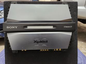 Submoofer Box 15 inch And Sony Explode Amplifier