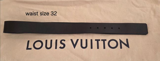 Authentic Louis Vuitton mens replacement belt strap size 32