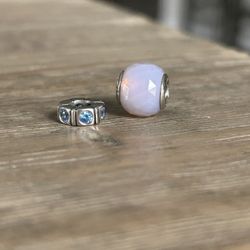 Pandora charms - spacer bead and free bead -READ DESCRIPTION