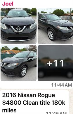 2016 Nissan rogué sv