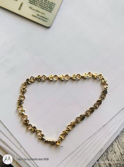 14k Heart Bracelet