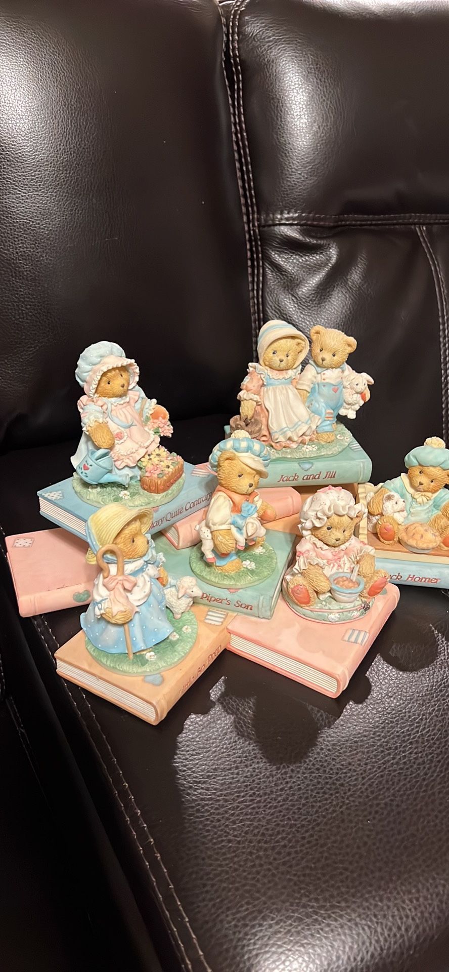 Cherished Teddies Nursery Rhymes Platform Figurines