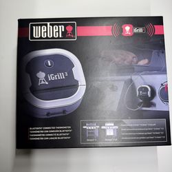 Weber 7204 iGrill 3 Digital Probe Bluetooth Compatibility Meat Thermometer New
