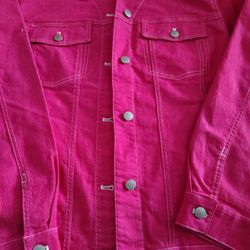 Very Cute Pink Denium Jacket