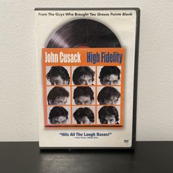 High Fidelity DVD Movie John Cusack Jack Black Comedy Record Store 2000
