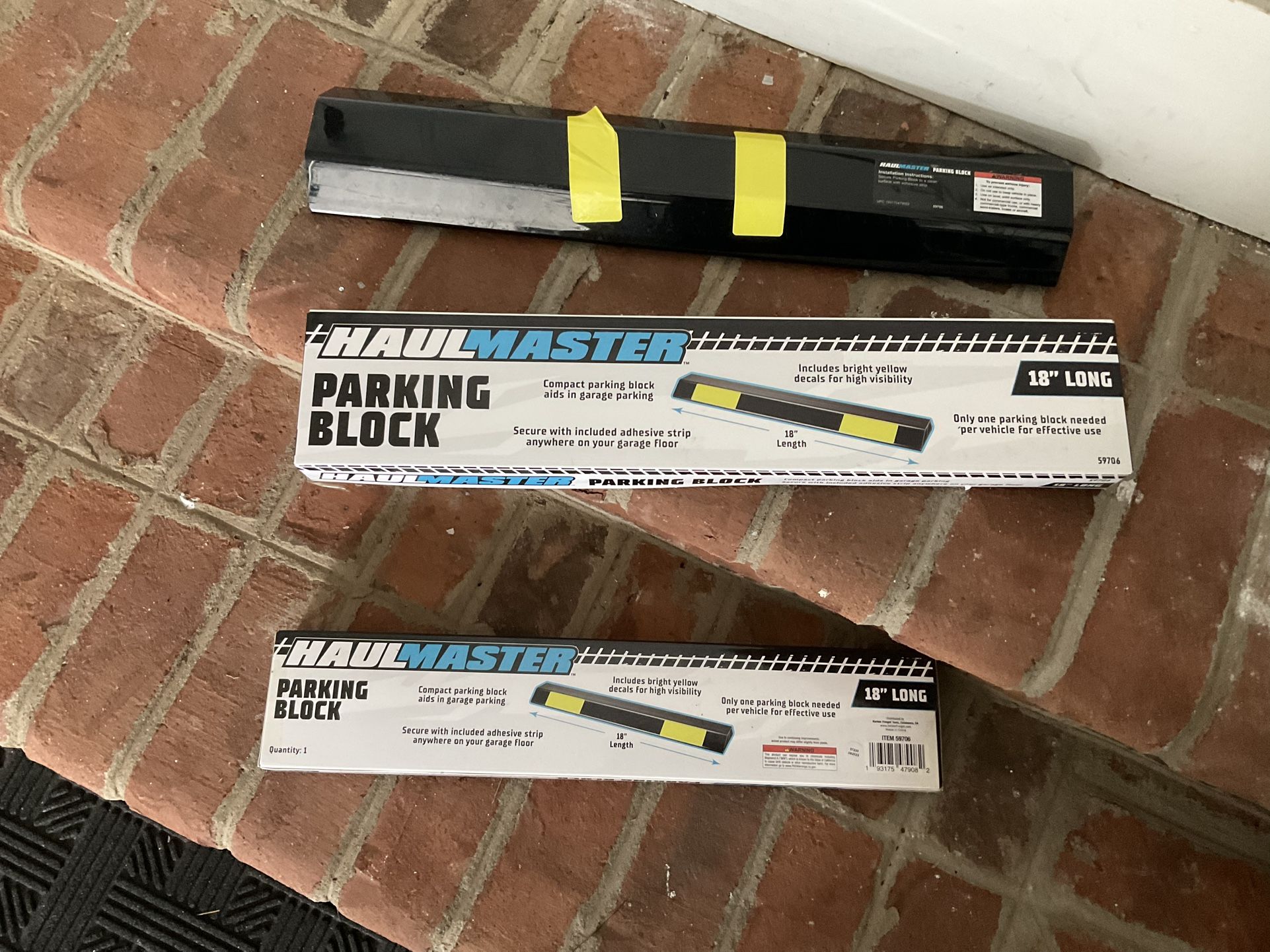 Hard Rubber Parking Blocks