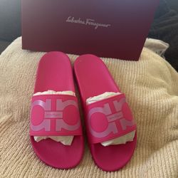 Authentic Ferragamo Slides