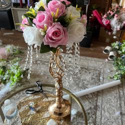 24 Centrepieces Used Once + Back Drop