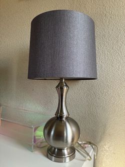 Gray lamp glitter