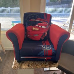 Cars Lightening McQueen Children Upholstered Chair
