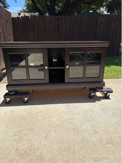 Dark Brown Console Table