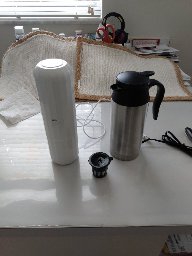 Mini Portable Manual USB Coffee Machine Handhold Travel Coffee Maker And Electric Kettle