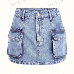 Shein Mini Jean Skirt