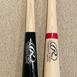 Rawlings Wood Bats Size 34" $70 Each