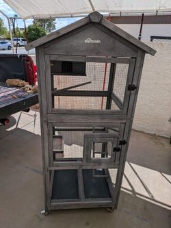 28 x 28 x 70in Multi Level Small Pet Enclosure