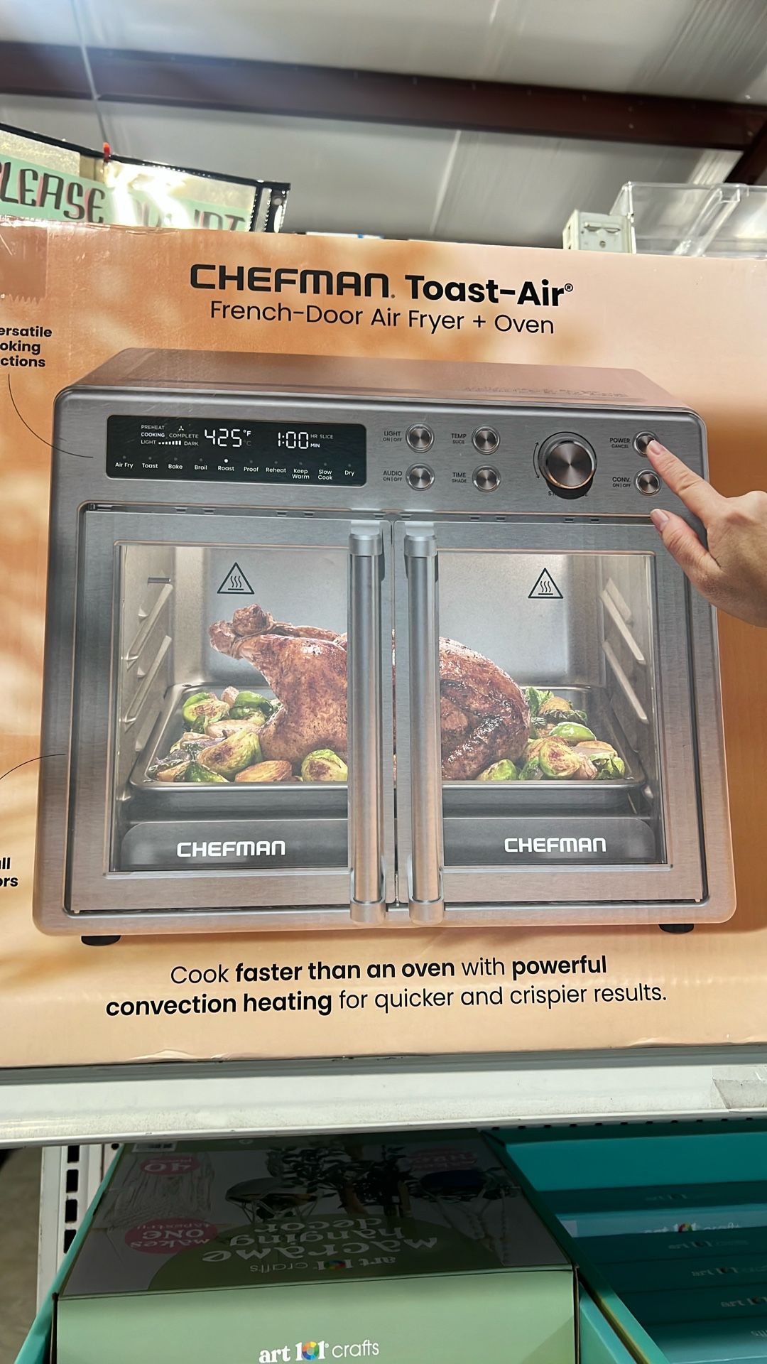 Chefman Toast Air French Door Air Fryer+Oven