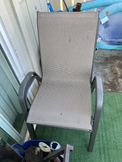 Patio Stuff Chairs Table & Garden Pots