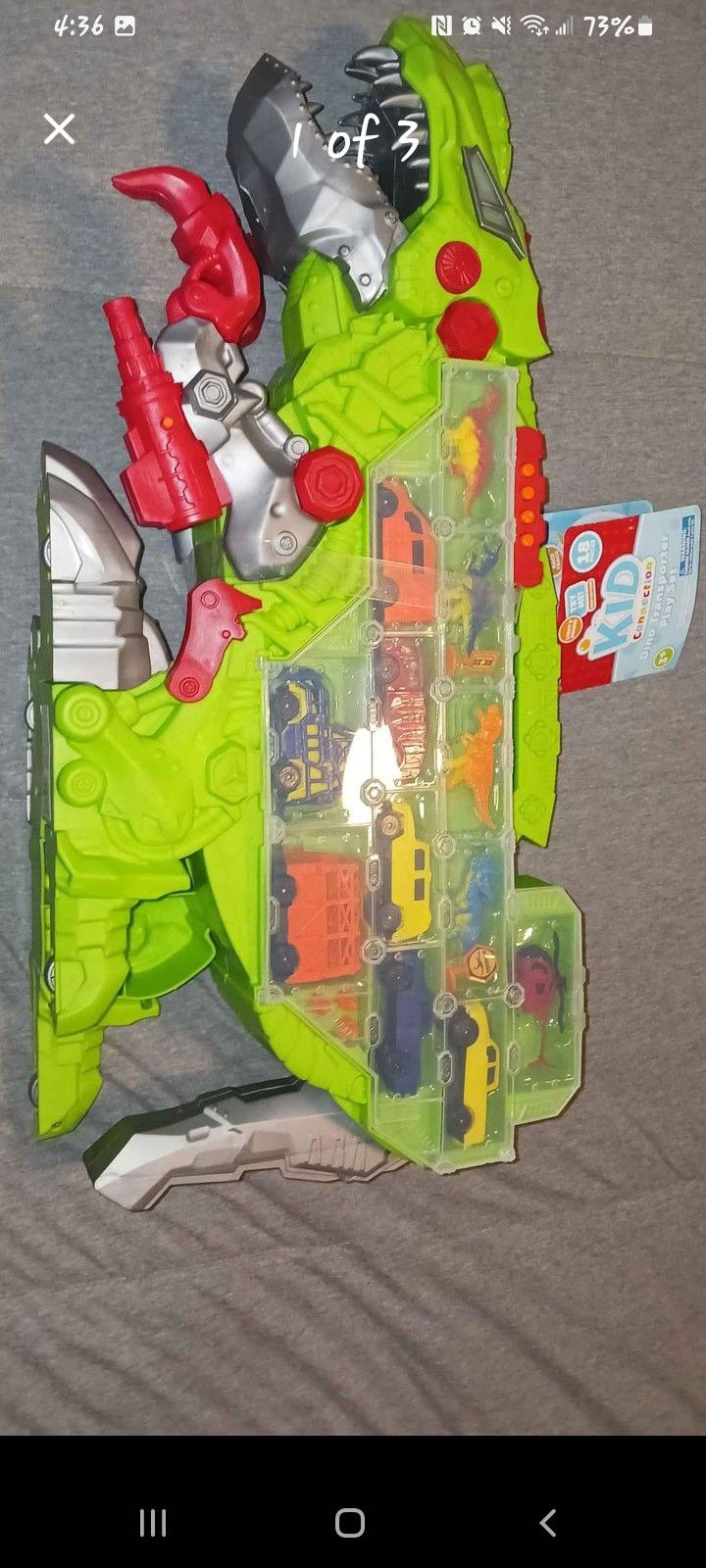 Dino Transporter Play Set