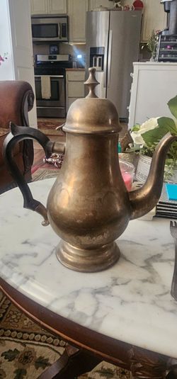 Vintage Silver Plated Footed Coffee Pot / Teapot - Made in India