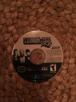Nintendo GameCube wwe wrestle mania x8