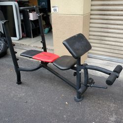 Weider Pro 265 Standard Weight Bench with 80 lb.