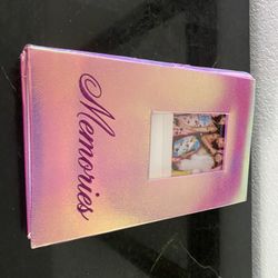 Pink Metallic Photo Album Holds 300 Photos New