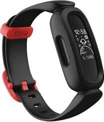 Fitbit Ace 3 Activity-Tracker for Kids 6+ One Size, Black/Racer Red
