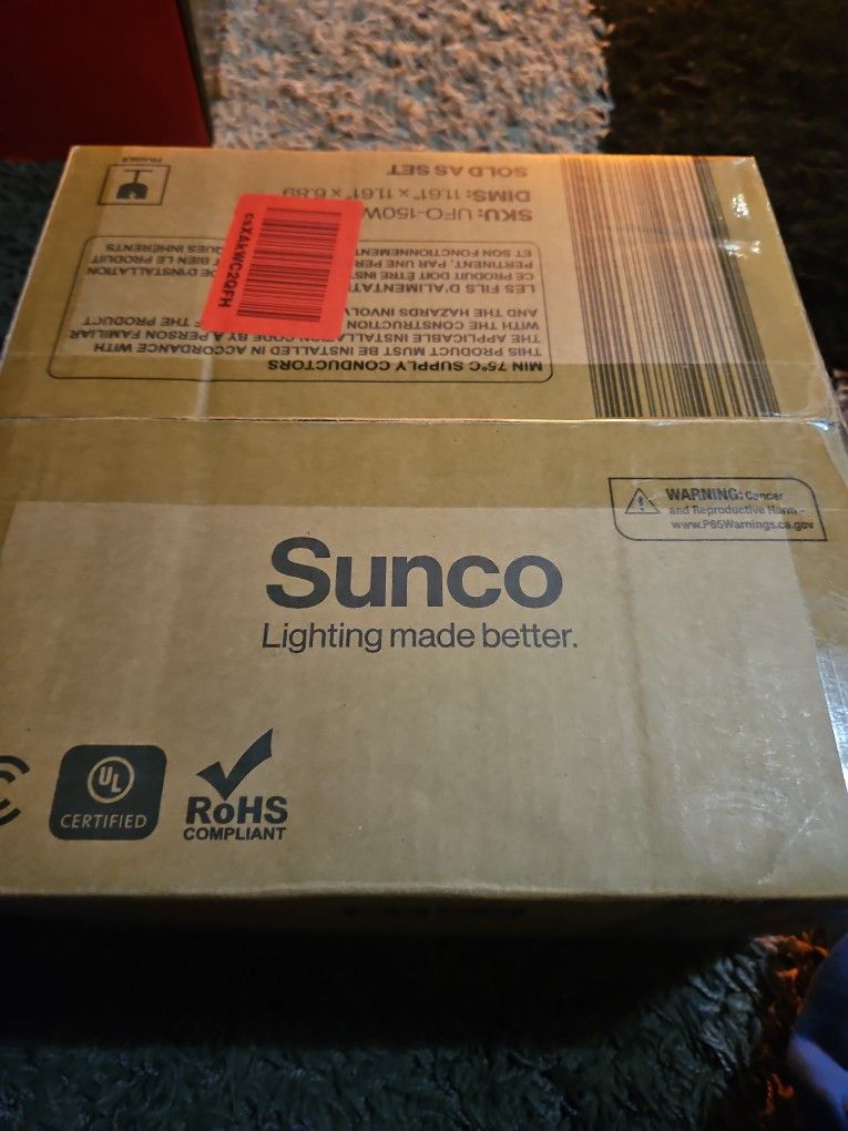 Sunco UFO LED High Bay Light 150W 19500 Lumens
