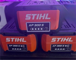 Stihl AP 300s batteries brand new