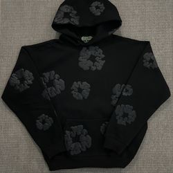 Black Denim Tears Monochrome Hoodie 
