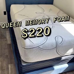 New Queen memory foam