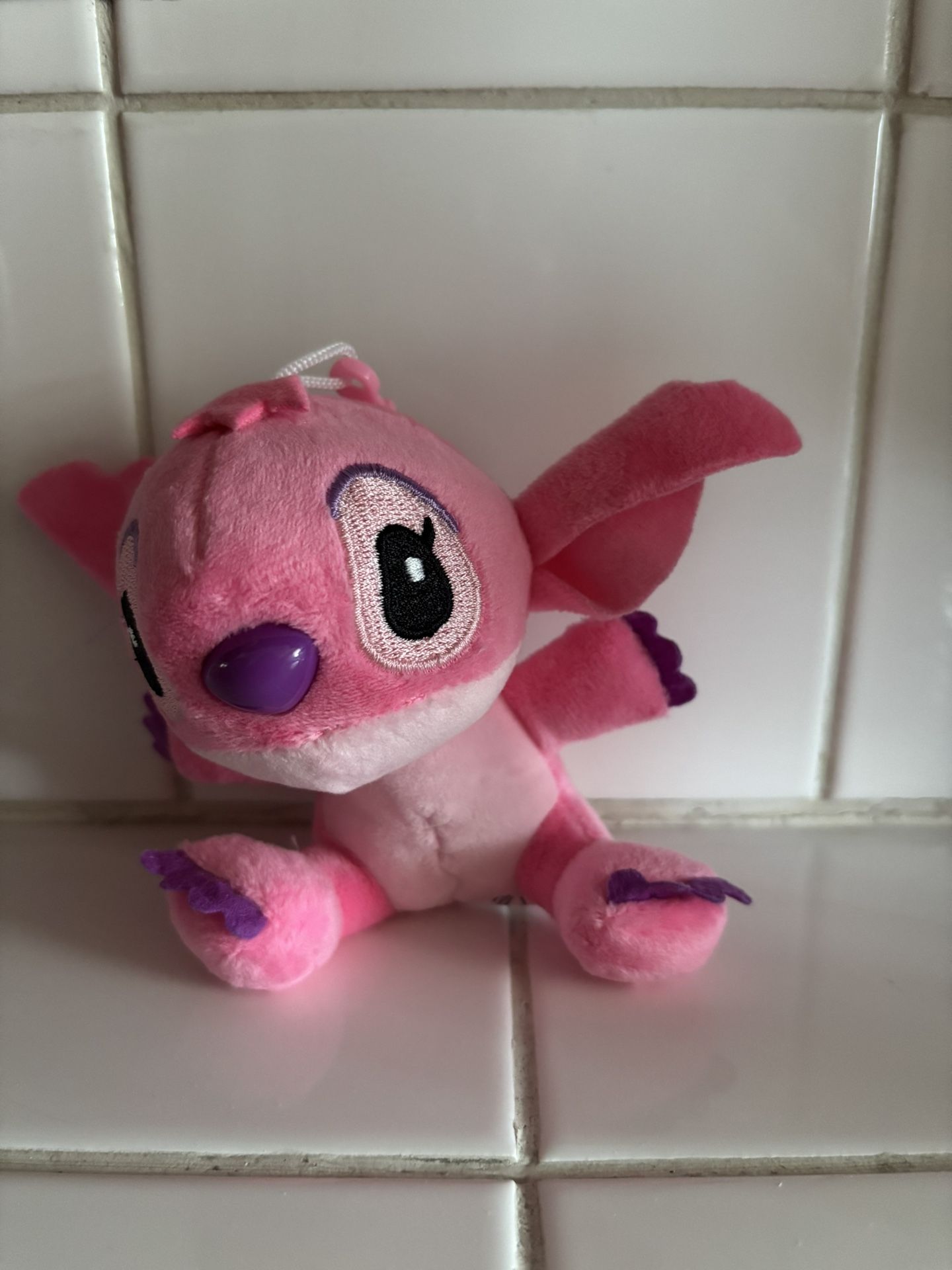 Angel pink stitch plushy