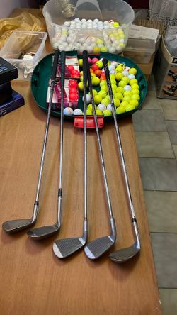 170 Gold Balls And Clubs