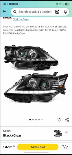 Lexus RX350 Headlight