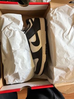 Nike Dunk Low Black and Cream Sneakers