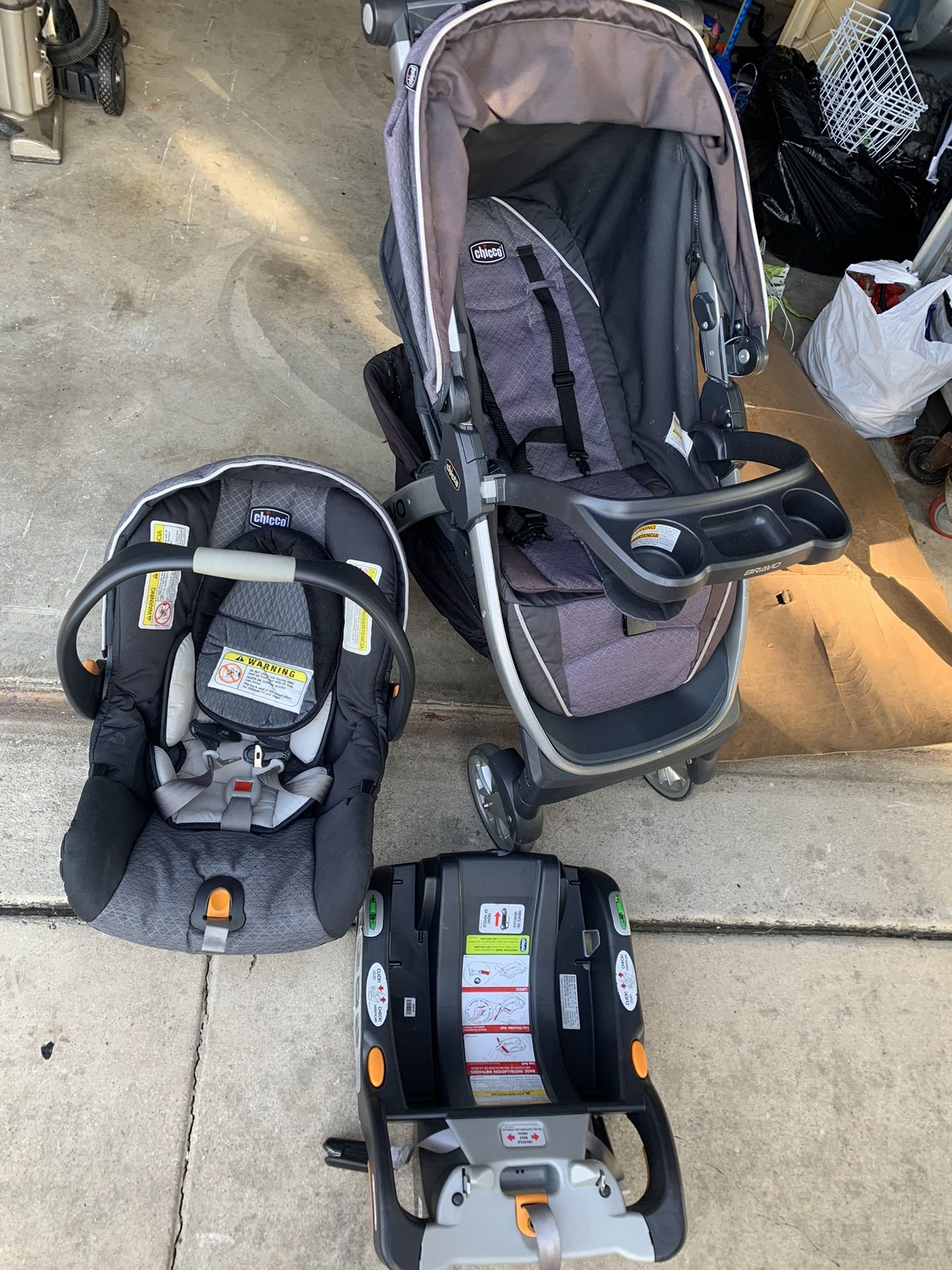 Carriola,Porta Bebe Y Base Para El Carro