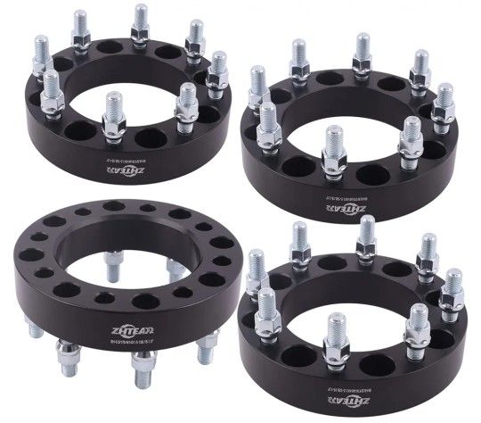 4 8x6.5 to 8x180 Forged Wheel Adapters 1.5 inch with 14x1.5 Studs