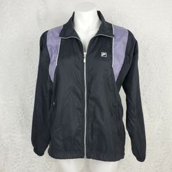Fila lightweight jacket black/purple medium