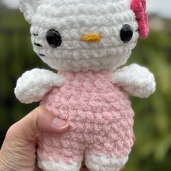 Crochet 🧶 Hello Kitty Plushie Handmade 🧶 