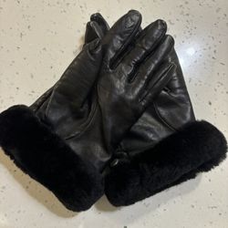 UGG leather gloves