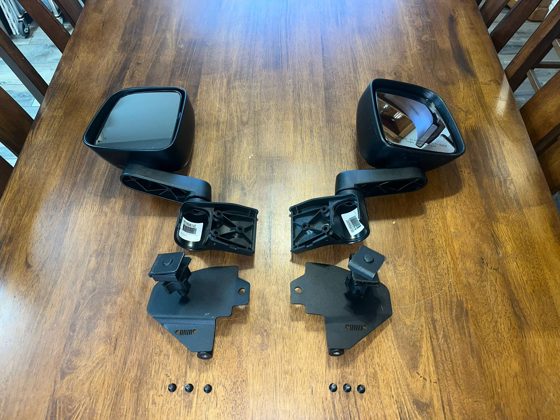 Jeep Wrangler JL Doors Off Exterior Removable Left and Right Side View Mirrors Mopar Kit