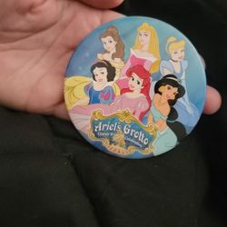 Ariel's Grotto Disney Princess Celebration Pin Button 