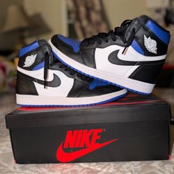 Jordan 1 Og High "Royal Toe" Size 10.5m
