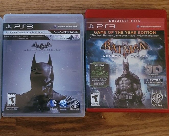BATMAN PS 3 GAMES