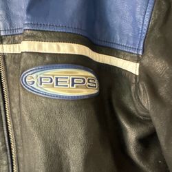 Pepsi Vintage Leather Racing Jacket
