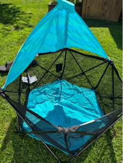 Summer Infant Pop 'n Play Ultimate Playard with Sun Canopy & Case – Excellent Condition!