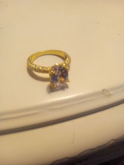 Pure Gold Karat Gold Ring Sz 8
